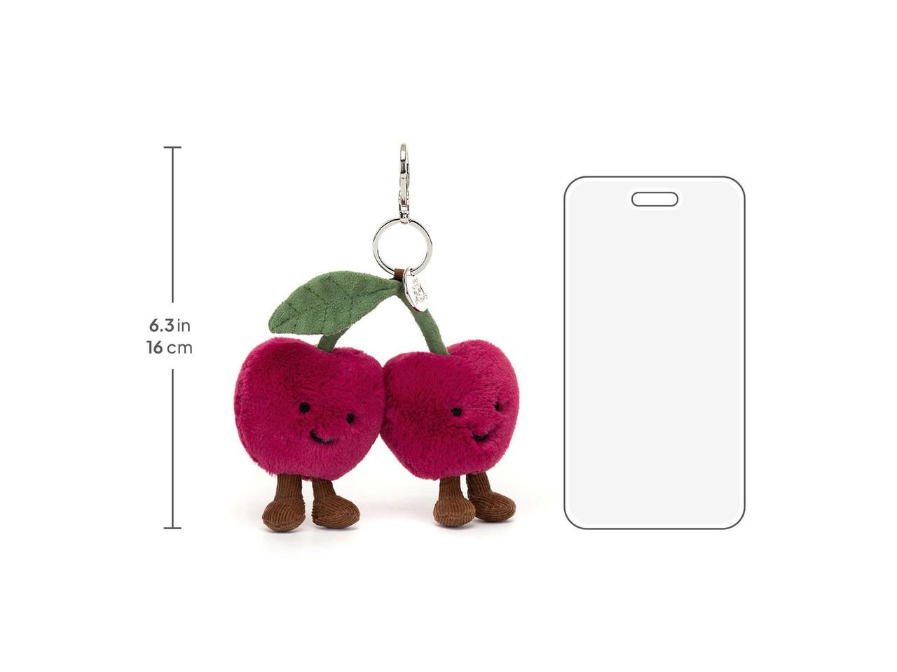 Amuseables Cherries Bag Charm - Image 5