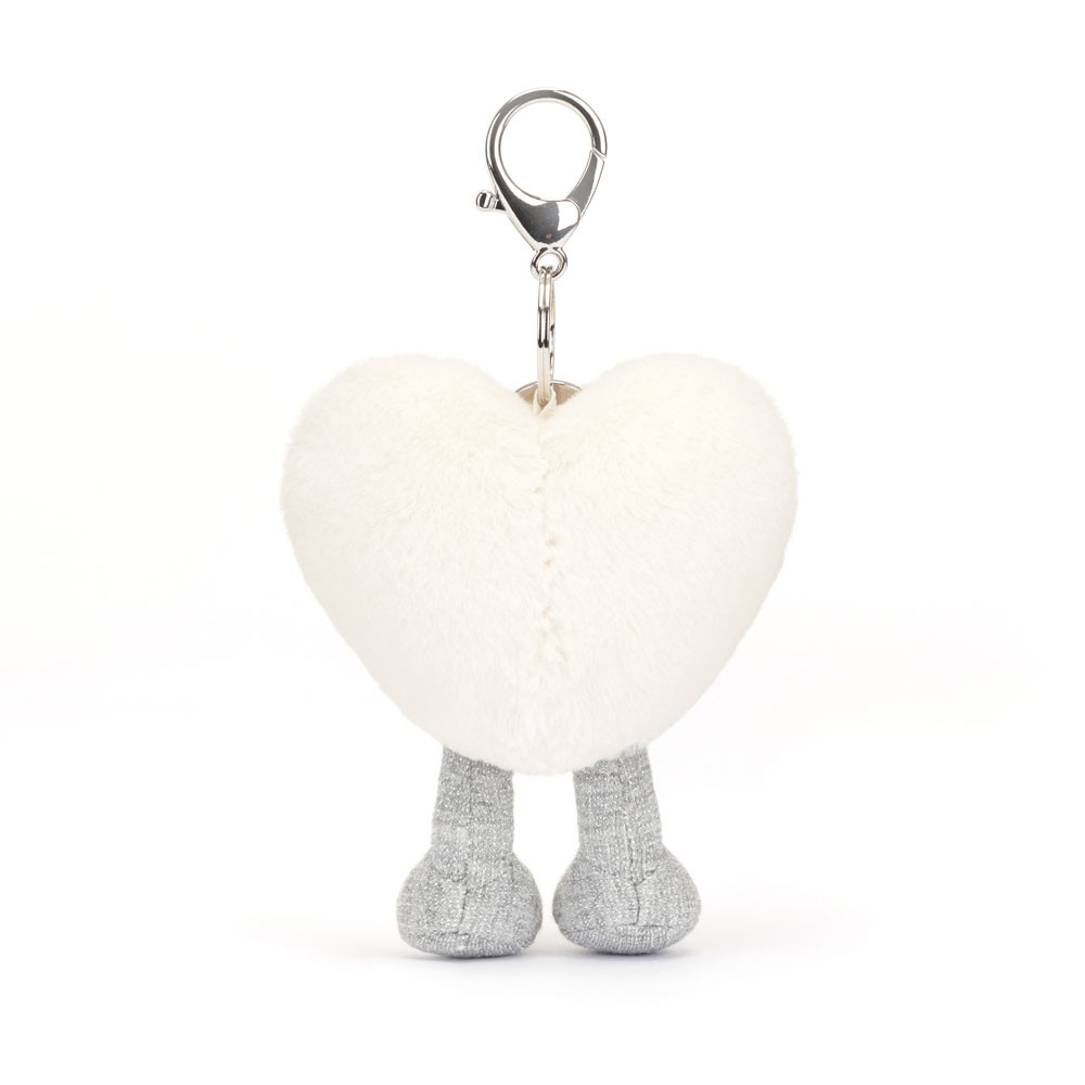 Amuseables Cream Heart Bag Charm - 图片 3