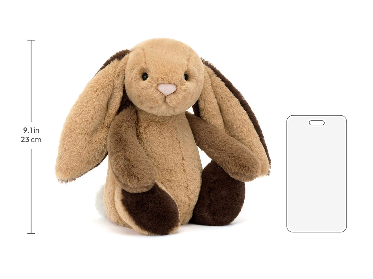 Bashful Patchwork Brown Bunny - Image 5