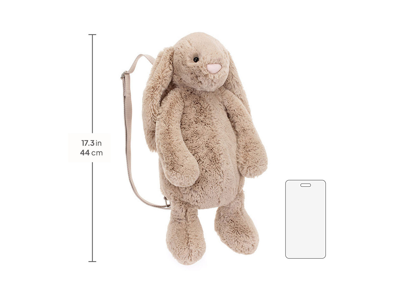 Bashful Beige Bunny Backpack - Image 5