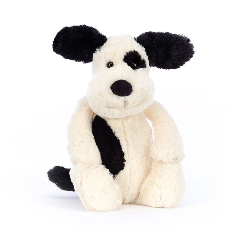 Bashful Black & Cream Puppy - 图片 2