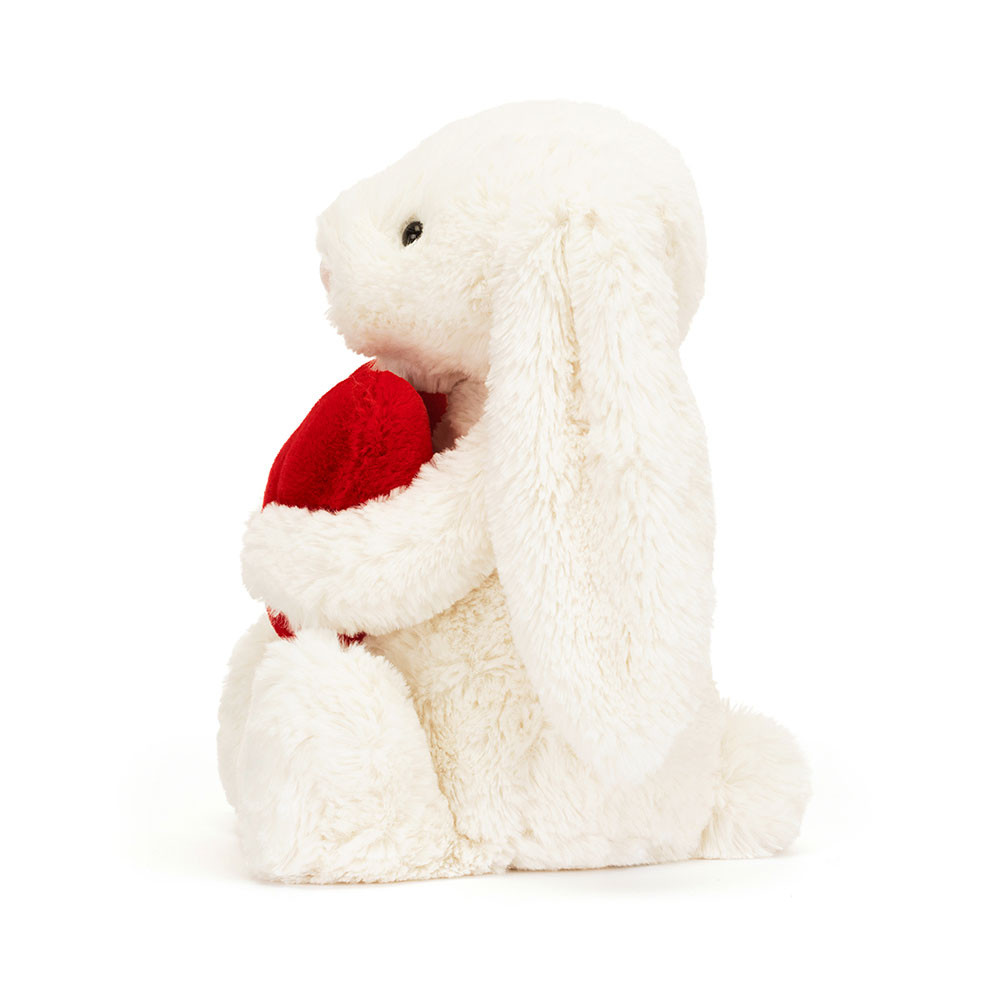 Bashful Red Love Heart Bunny - 图片 3