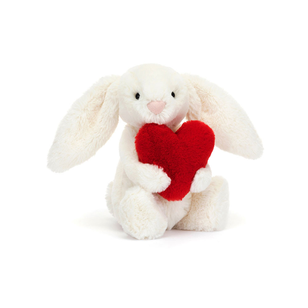 Bashful Red Love Heart Bunny - 图片 5