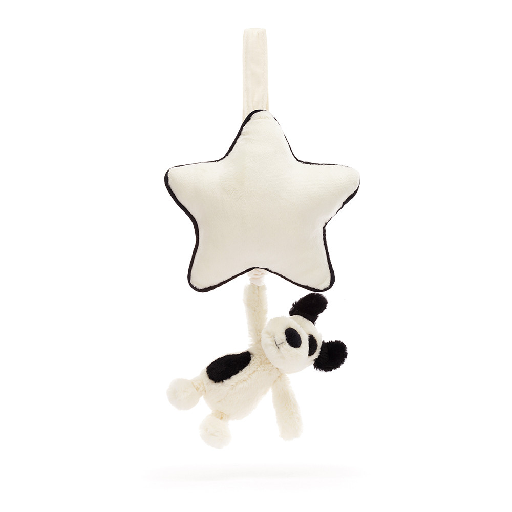 Bashful Black & Cream Puppy Musical Pull - Image 5